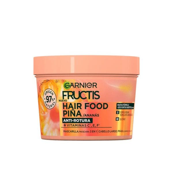 FRUCTIS MASCARILLA 400ML. HAIR FOOD PIÑA ANTI-ROTURA
