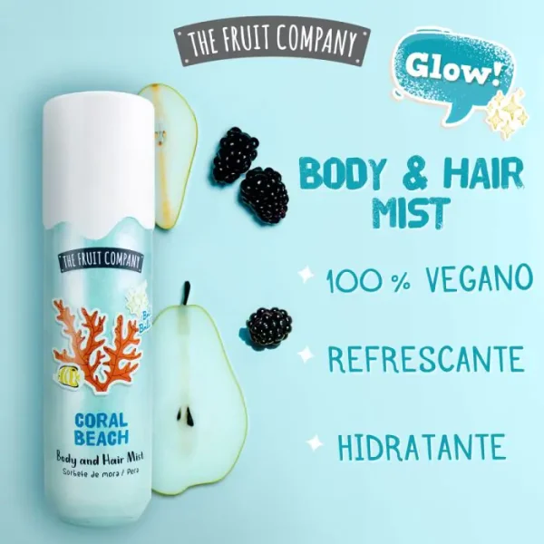 THE FRUIT COMPANY Body and Hair Mist Coral Beach - Imagen 2