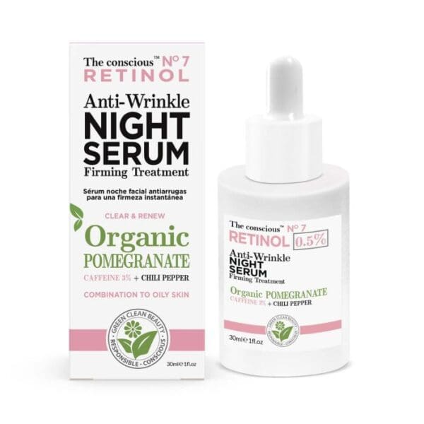 BIOVÈNE The conscious nº7 retinol night serum organic pomegranate
