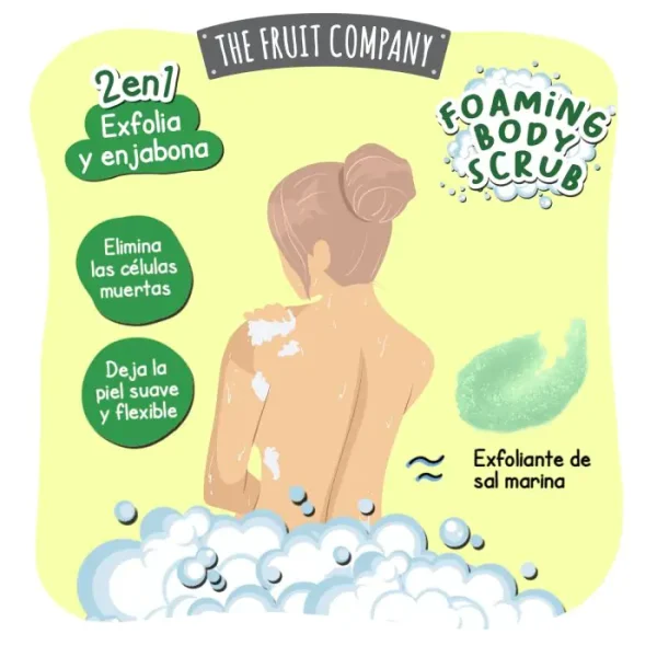 The Fruit Company Exfoliante Corporal 2 en 1 Melón - Imagen 2