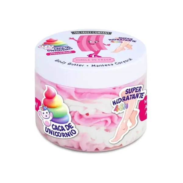 The Fruit Company Manteca Corporal Chicle de Fresa