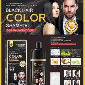 BLACK HAIR COLOR CHAMPU