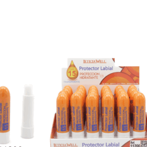 protector labial SPF +15 naranja